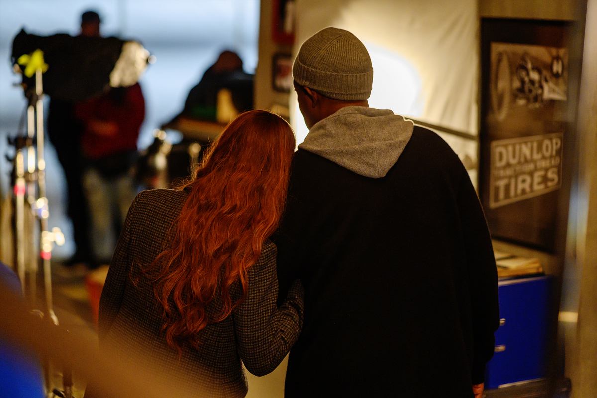 Our way to the set - The Protege