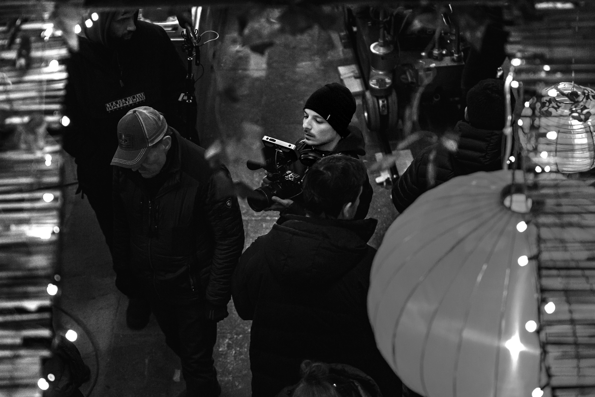 Our way to the set - The Protege